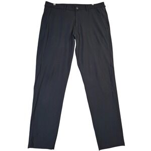 Lululemon Commission Slim Fit Pants Men's 36x31 Warpstreme Black LM5AF2S